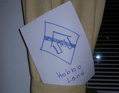 'Hobbo land' sign